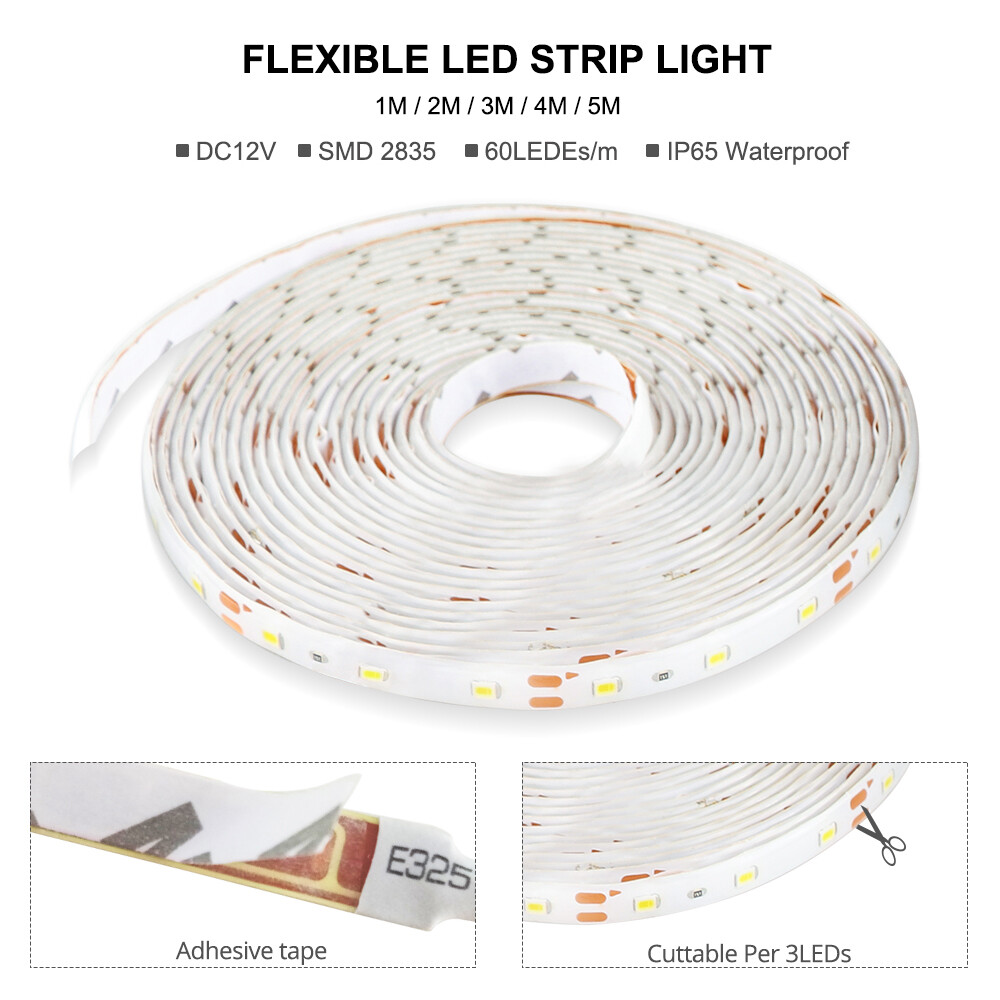 DC12V LED strip 2835 Motion sensor controller Auto ON/OFF 1M 5M sensor Bed light