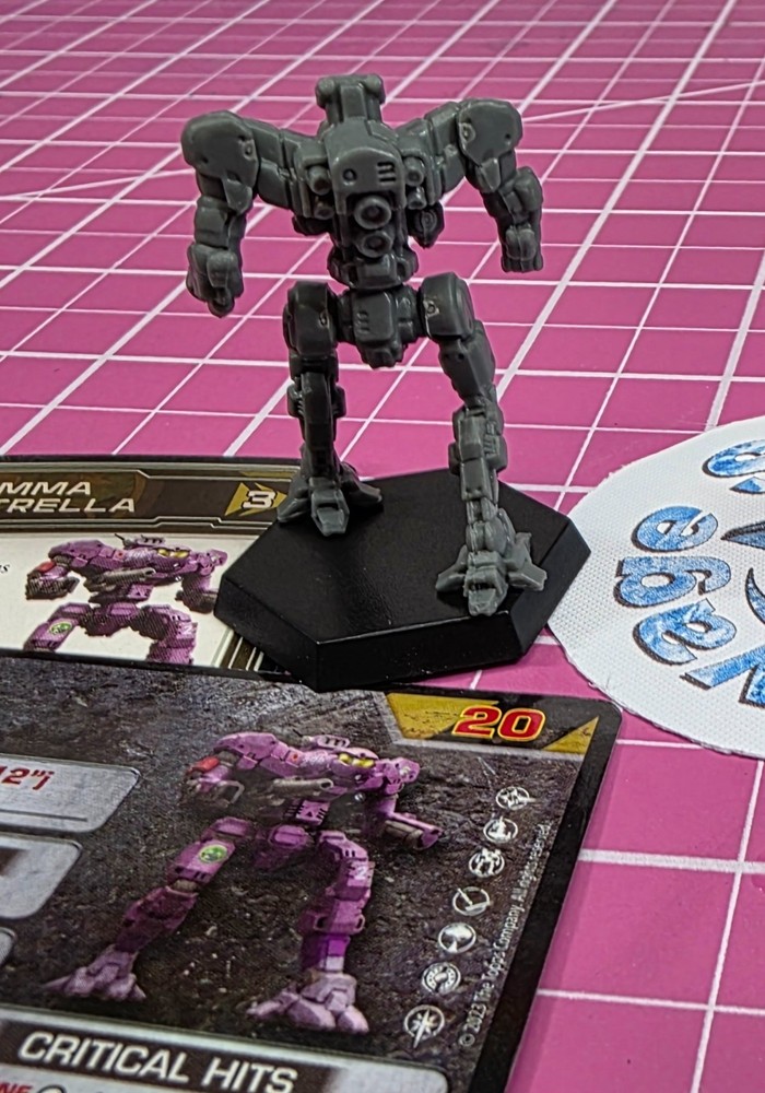 BattleTech Vulcan Mech -- Inner Sphere Security Lance + Cards