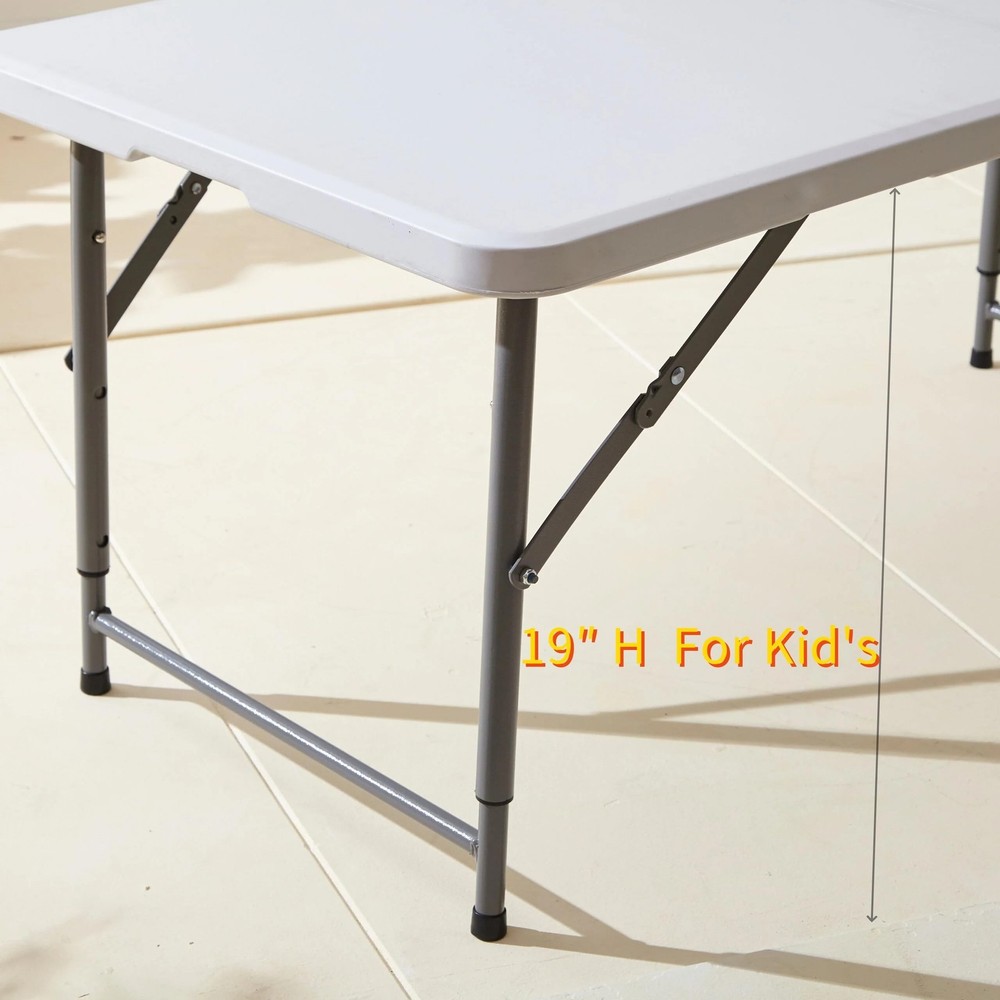 120CZ Folding Table Portable Small Table Semi Practical Table Small Indoor an...