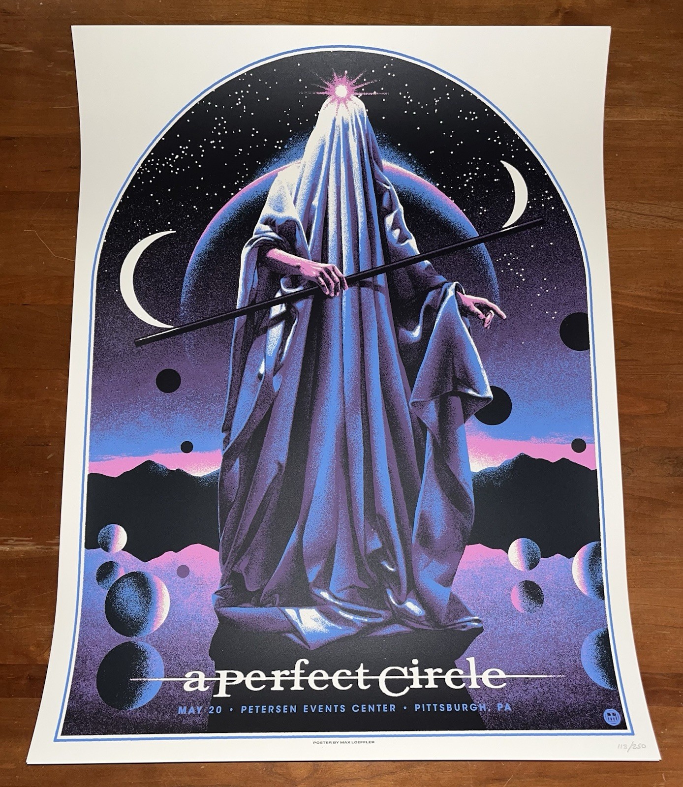 A Perfect Circle Poster Peterson Events Center Pittsburgh Pennsylvania 5/20 Tool