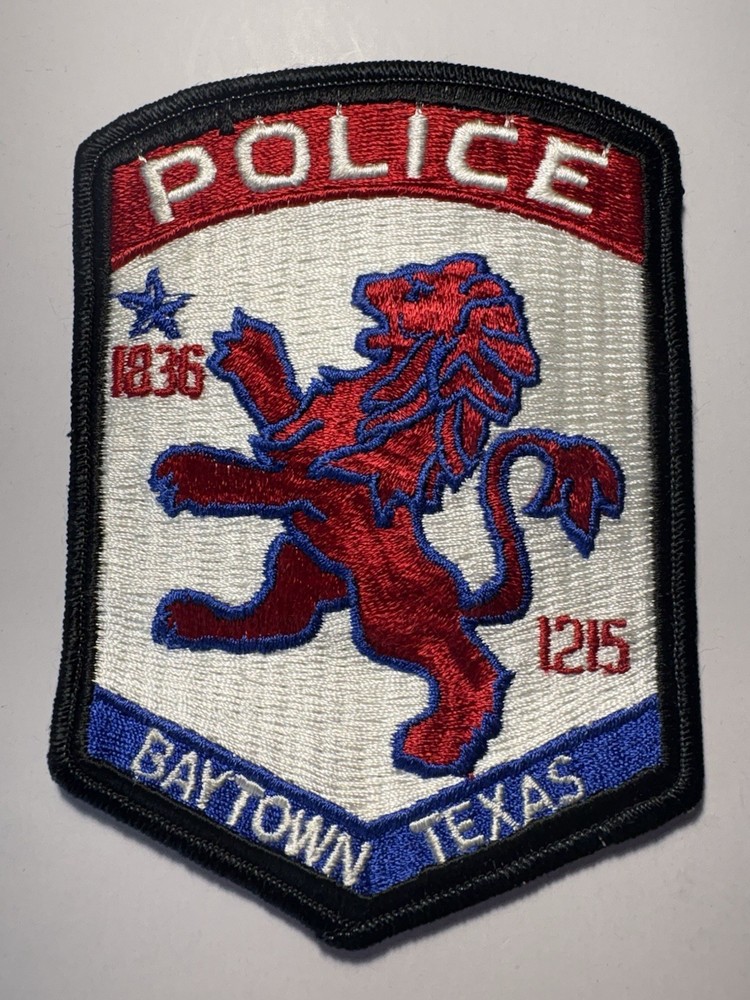 Baytown Texas Police Patch