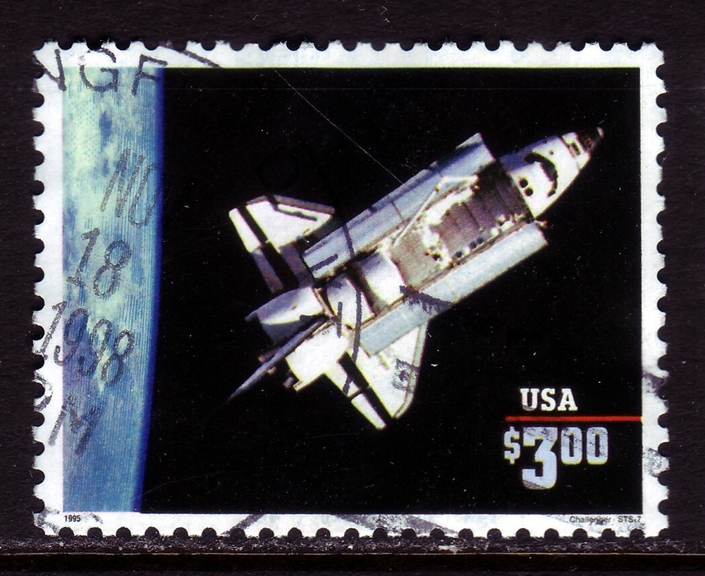 USED #2544 SPACE SHUTTLE CHALLENGER. VERY FINE 1.