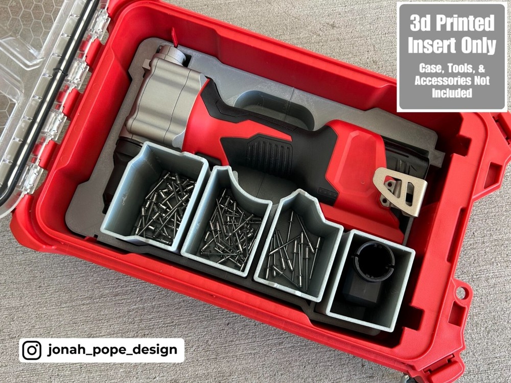 Milwaukee Packout Insert for M12 Rivet Gun  (Insert Only)