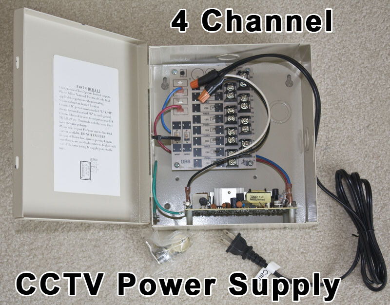4 ch CCTV Security Camera 12v Power Supply box