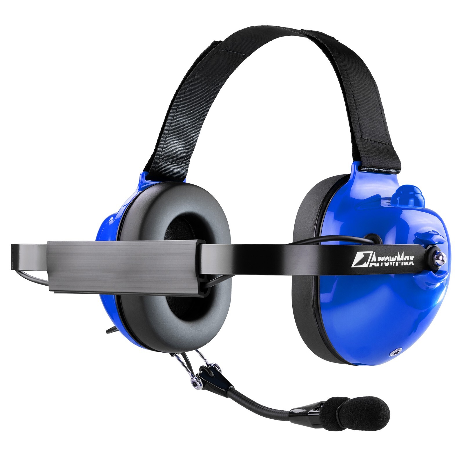 Blue Auto Racing Headphone Headset for BaoFeng BTECH UV-5R Kenwood 2-Pin Radio