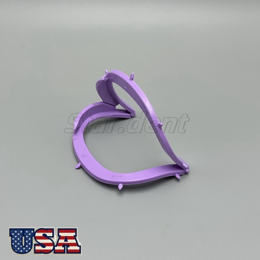 10PCS Dental Foldable Frame Plastic Rubber Dam Sheets Bracket Dental Operation