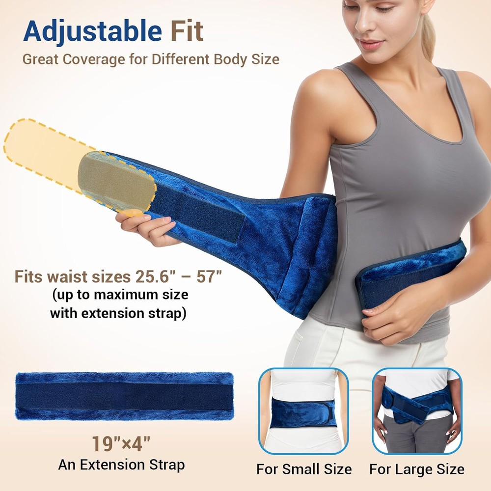 Microwavable Moist Heating Pad Lower Back Pain Relief Sciatica Cramps
