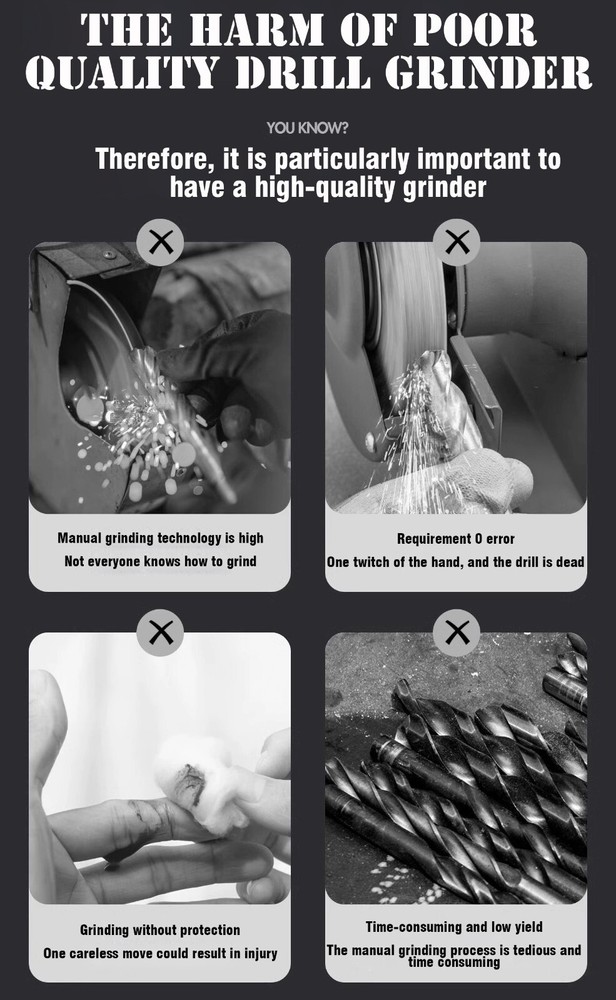 110V Drill Bits Sharpener 13-26mm Drill Bits Sharpener Equipment MR-26A Model