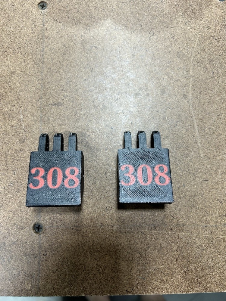 3d Printed Insert For Packout 48/22/8435 For 308 Shells And Matching Latches.