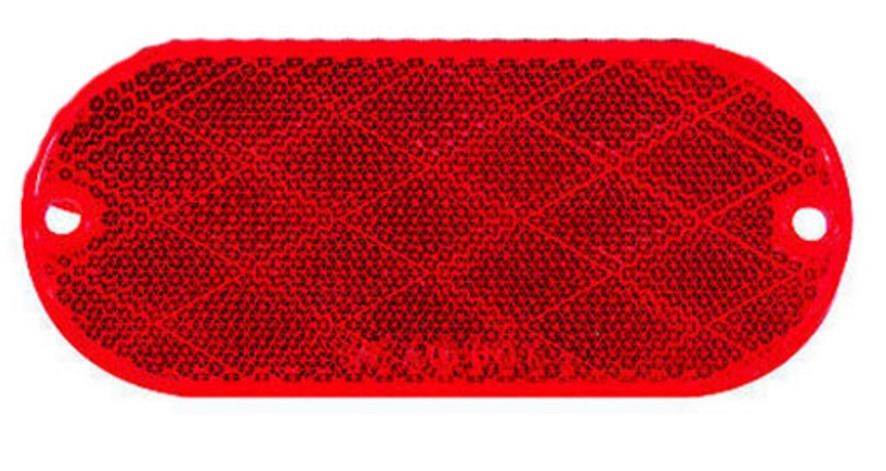 Optronics Inc RE-12RK Oblong Reflectors - Red