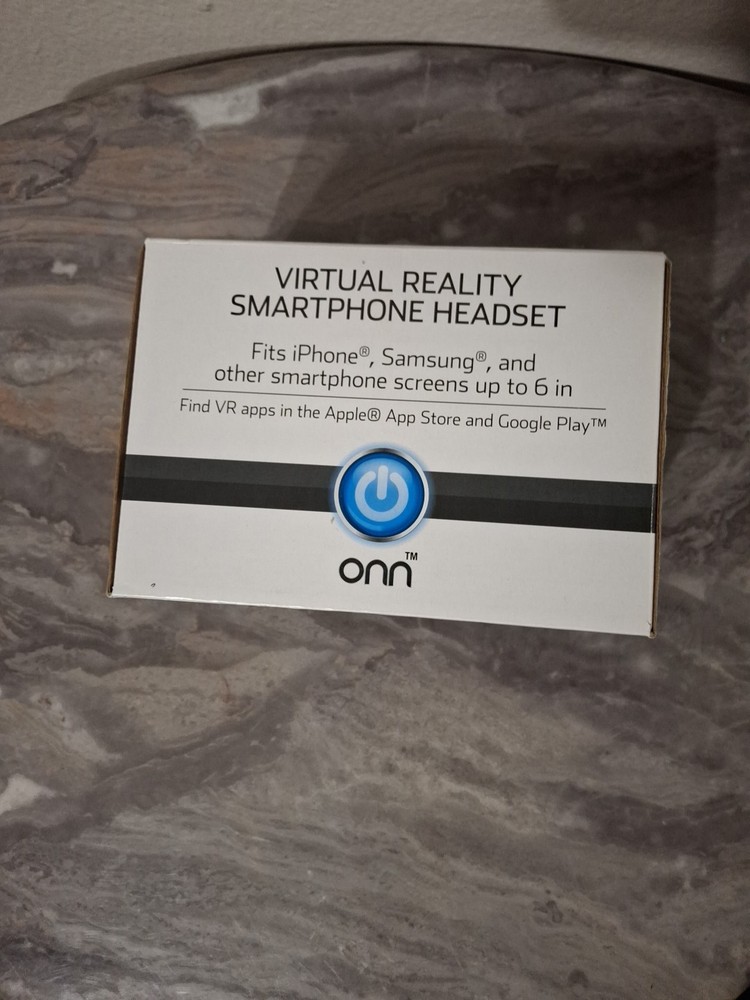ONN Virtual Reality SmartPhone Headset - Red NEW