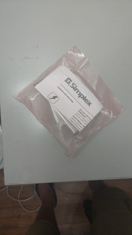 Valcom/Simplex 5100-9971 V-2970 Emergency/Normal Call Button SEAL BAG - P8