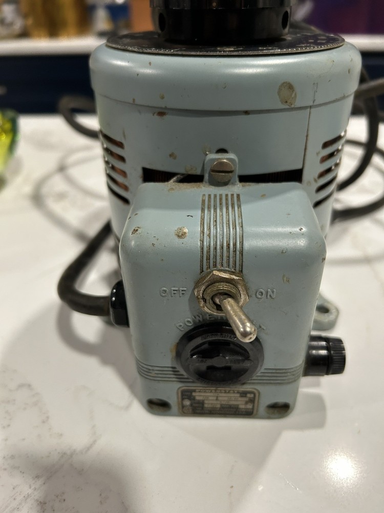 Variable Autotransformer Powerstat Type 116 0-140V 120V Input. Free Shipping!!