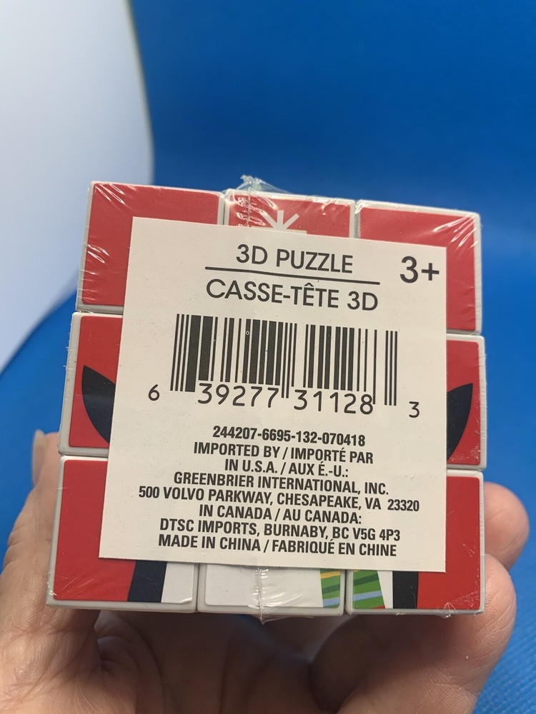 3D Puzzle Cube Christmas 6 Sides Sealed