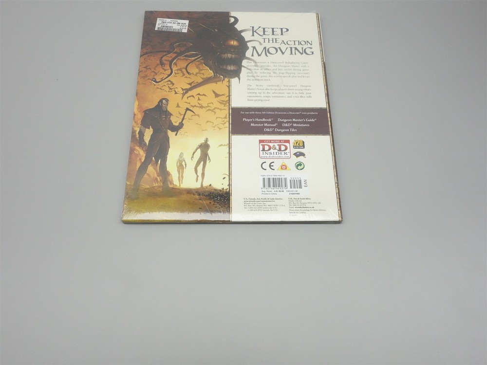 Dungeons & Dragons, D&D: Dungeons Master's Screen (4th edition)