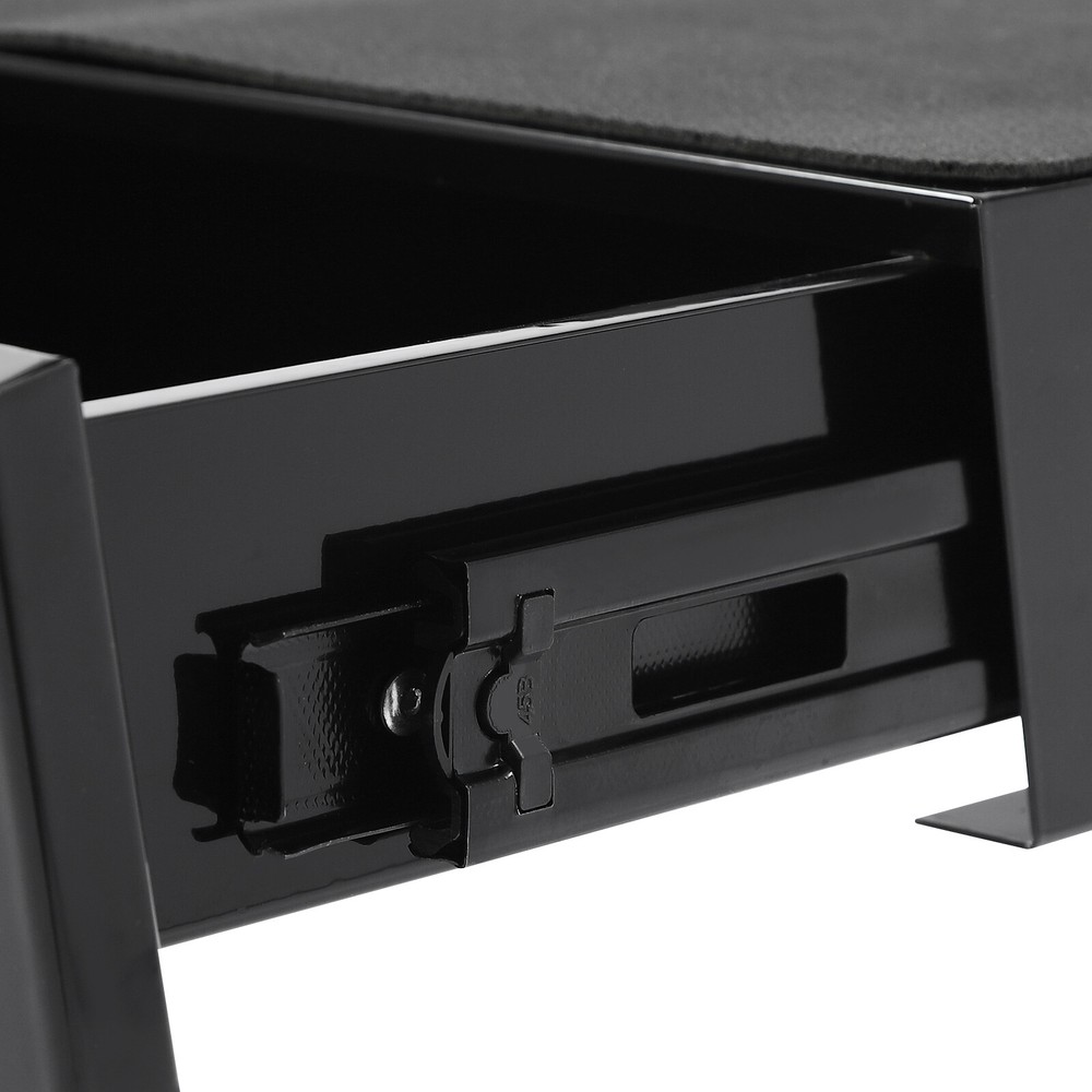 Sliding Under Desk Pull-Out Storage Drawer with Computer Pad for Organization