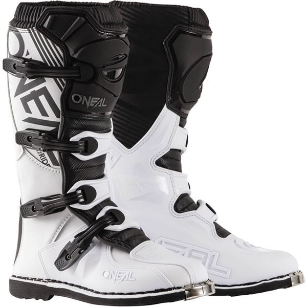 O'Neal Racing Element Boots - White/Black, All Sizes