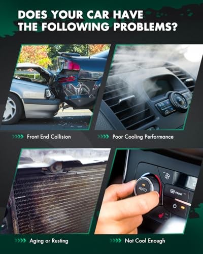 Condenser Air Conditioning Compatible with 2016-2021 for VW Passat 1.8L 2.0L