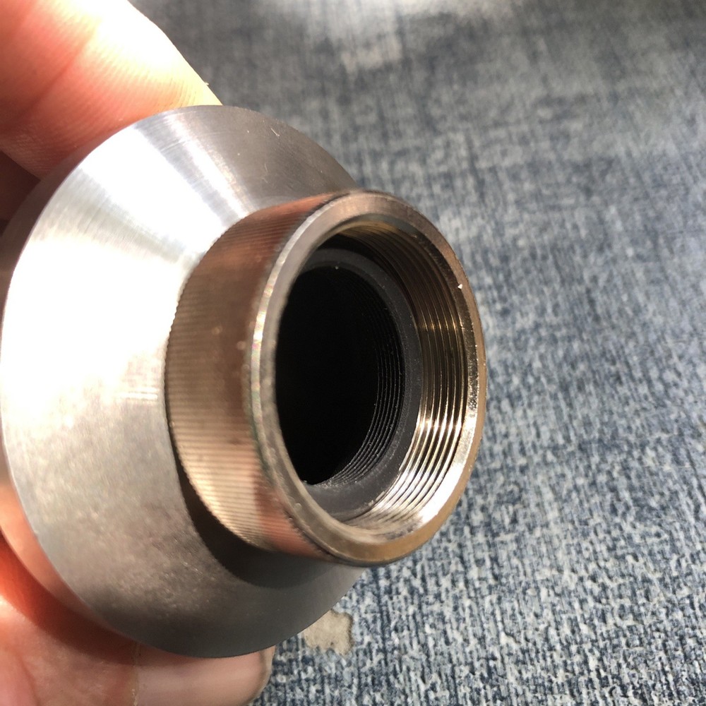 Generic Microscope Reverse C-Mount Camera Adapter 1.0X Female Threads ISO 38mm