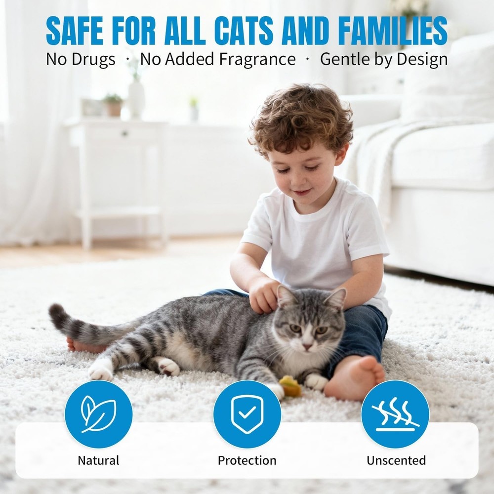 s Effectively Relieve Anxiety Stress Cat Pheromones Calming Diffuser Refill C...