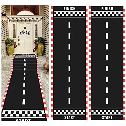 10 Feet Long Racetrack Floor Running Racer Party Decoration Mat Fold Race 2