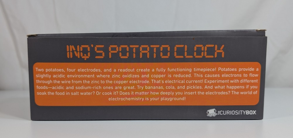 Potato Clock Science Activity for Kids (A27)
