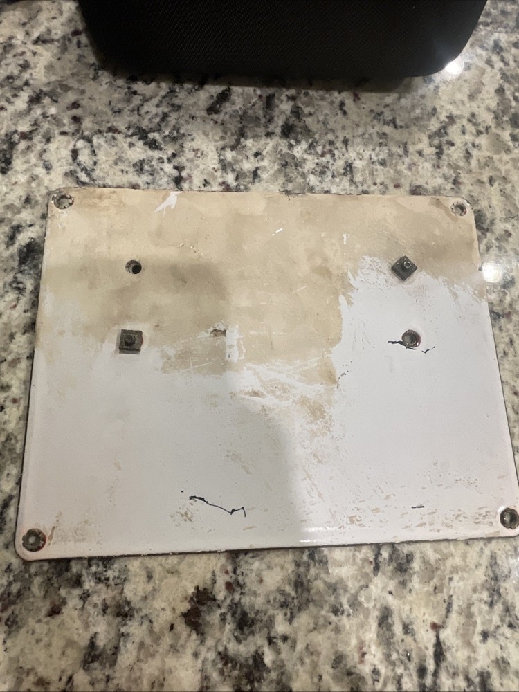 Vintage Fire Sprinkler Control Valve Sign. ￼