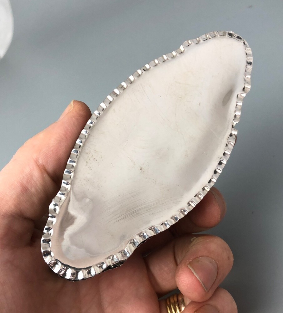 Victorian Solid Silver Ring Box T&S Chester 1901 ABLZX