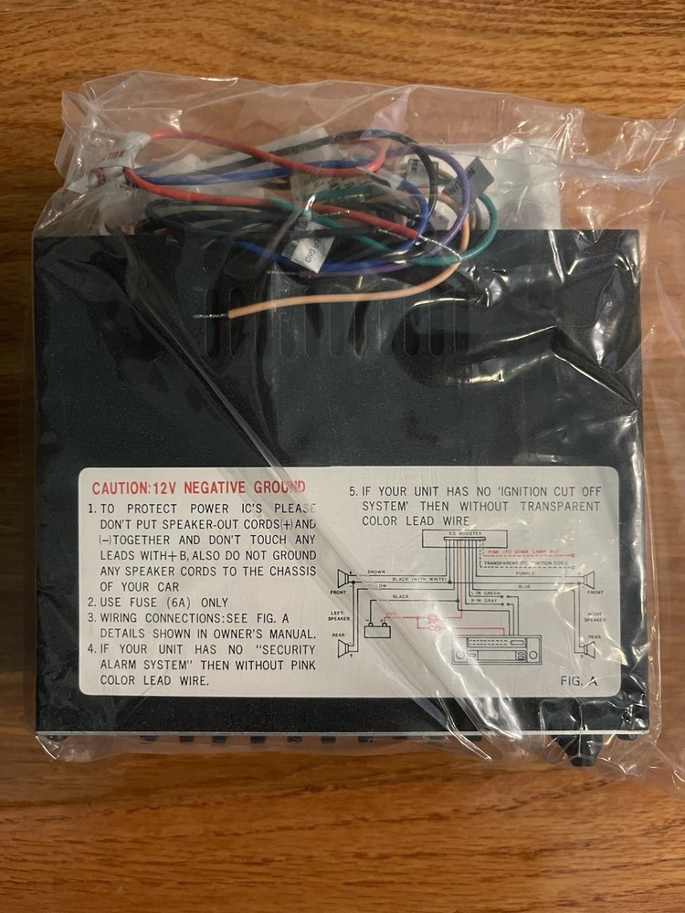 Rectilinear Sound Car Graphic Equalizer Booster (RS-808)