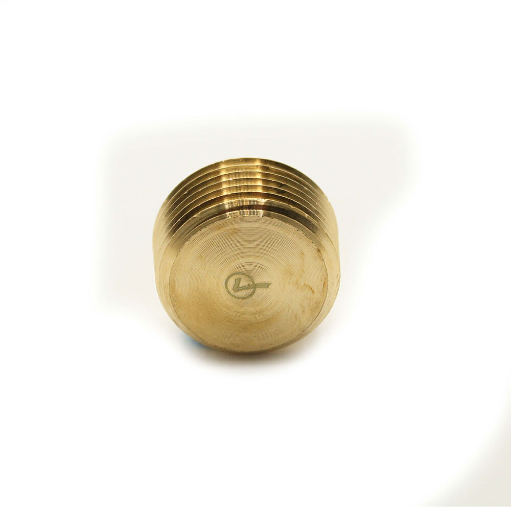 Thrifco 5318116 1/4 inch Brass Countersunk Plug
