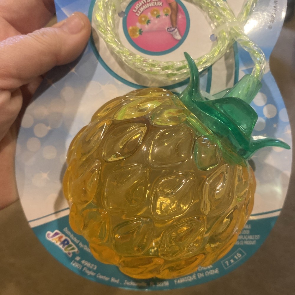 Spin 'N Skip, Pineapple Edition, HTF NOS, Spin It! Skip It! Jaru, Lights Up