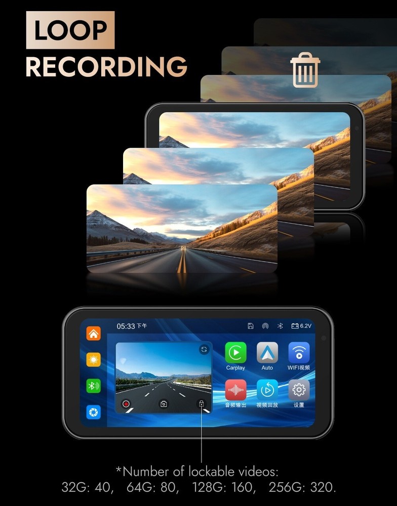 SJCAM RD10 Motorcycle Dash Camera