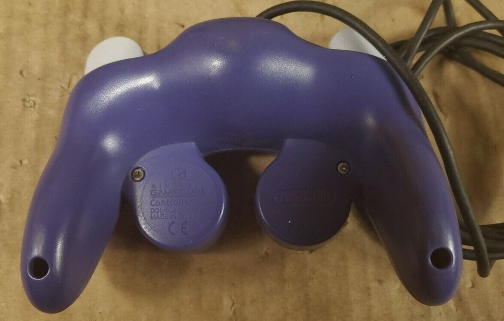 Nintendo GameCube Black Console With Controller & Hookups Tested & Working