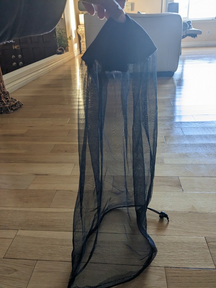 Australia Outback Mesh Mosquito Net Head/Neck Draw string Breathable Lightweight