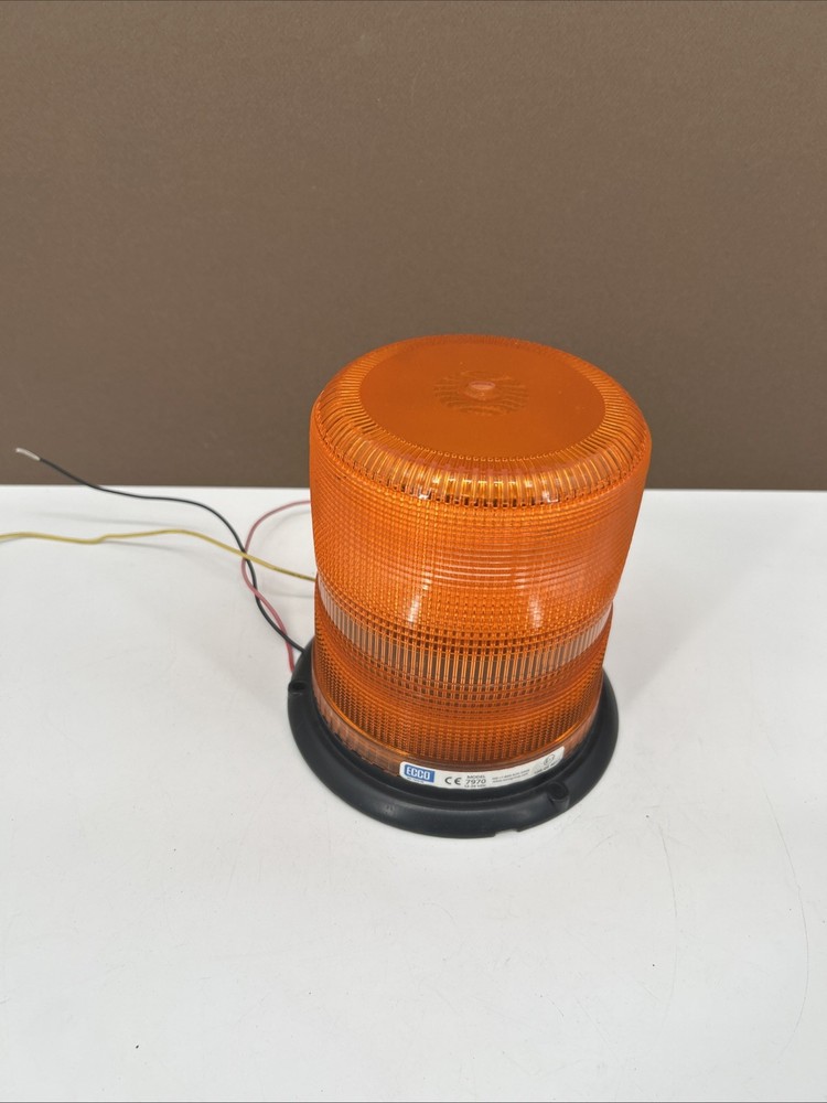 ECCO 7970 AMBER Beacon Light Screw Down / Pole Mount Amber