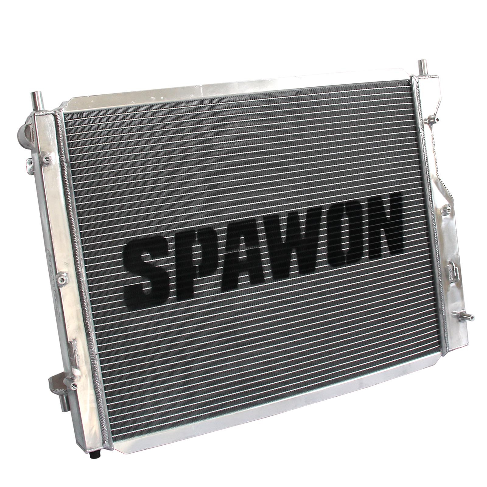 SPAWON 3Rows Radiator+Fan Shroud For Ford Mustang Shelby V6 V8 07-14 Aluminum MT
