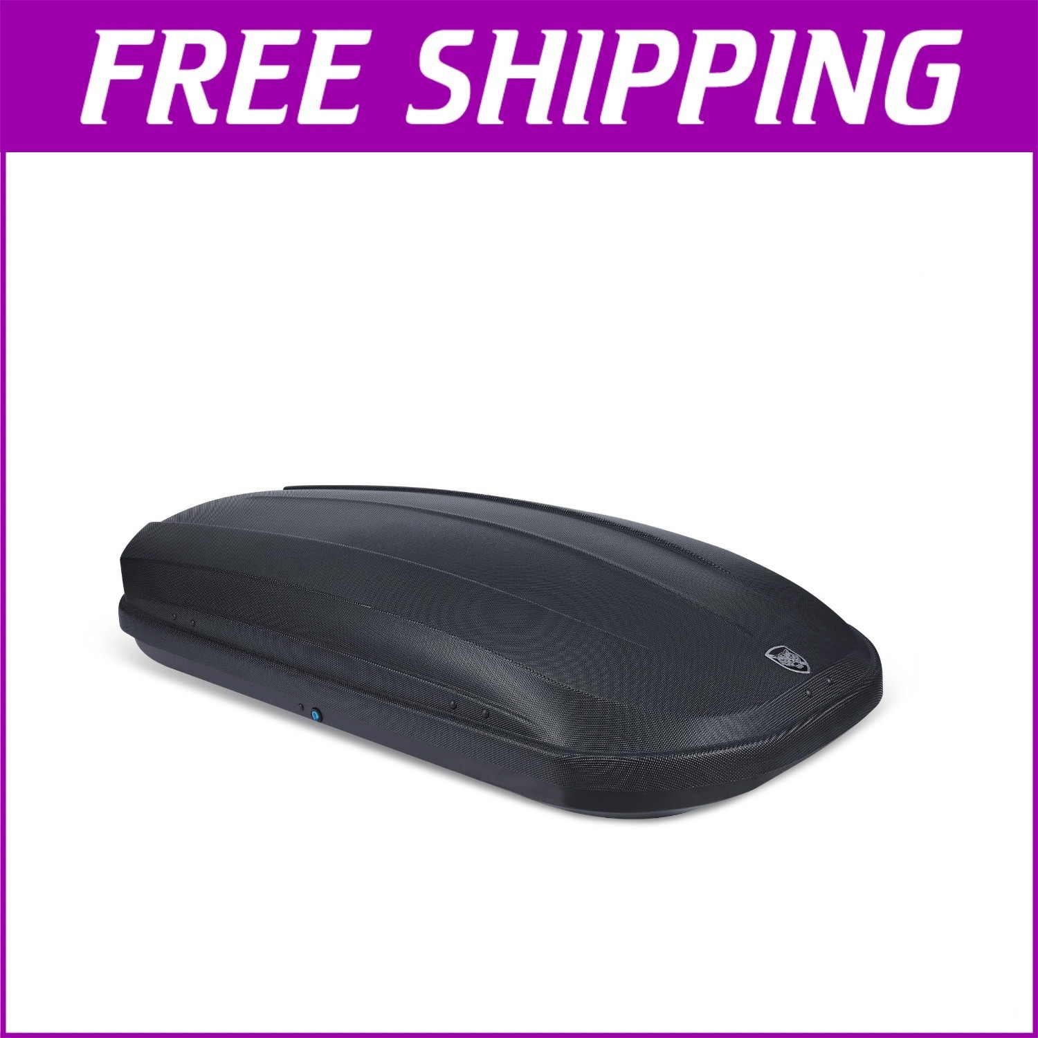 Rooftop Cargo Box Carrier Dual-Side Opening Roof Mount Travel Luggage Storage