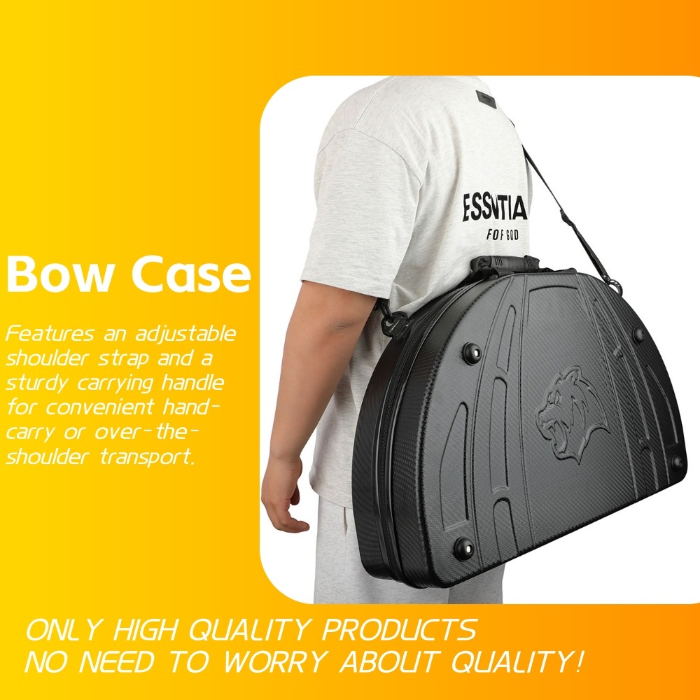 Archery Compound Bow Case ABS Backpack Handbag Protect Bow Target Shoot Outdoor
