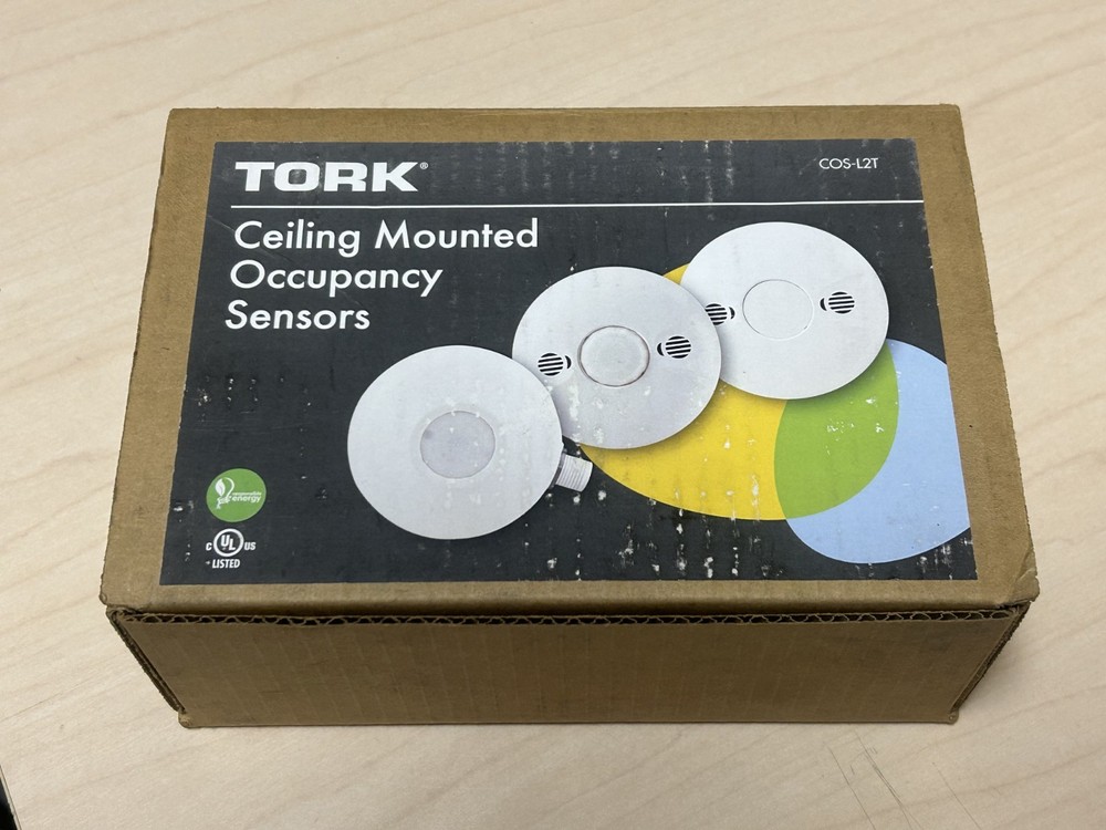 TORK COS-L2T Dual Technology Ceiling Mount Occupancy Sensor 24VDC