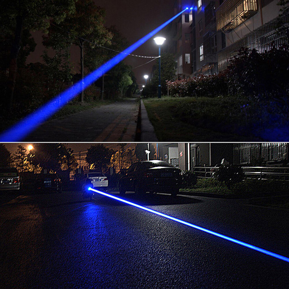 450nm Focusable Dot Small Blue Laser Pointer Visible Beam Lights LMP4B