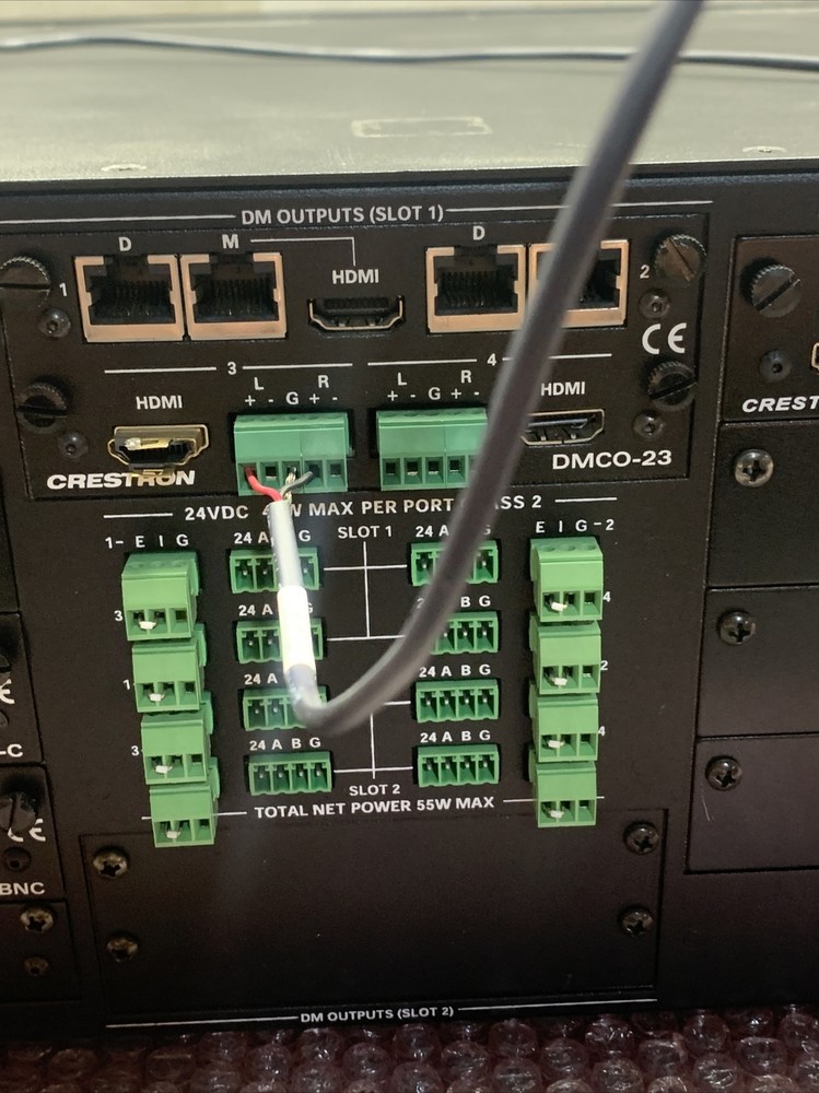 Used Crestron DM-MD8X8 Digital Media Switcher