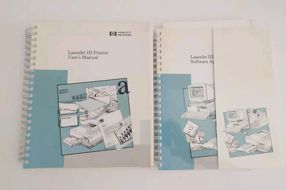 HP LASERJET III PRINTER USER'S MANUAL Software Application Notes Quick Reference