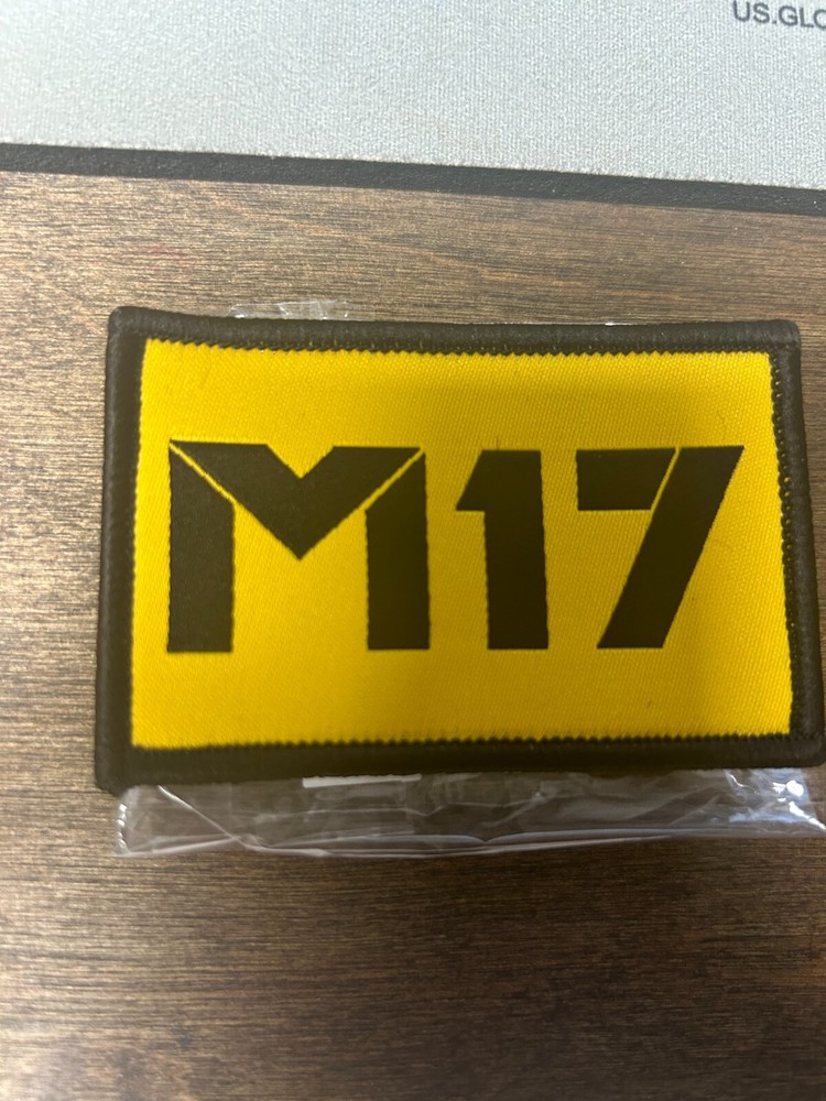 Sig Sauer M17 Woven Fabric Patch w/Hook-Back Adhesion - New in Plastic