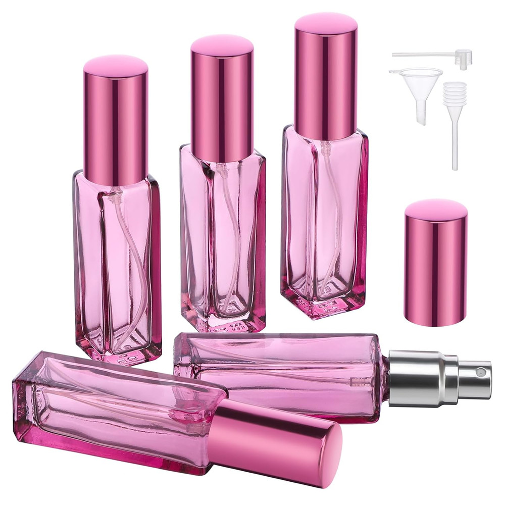 5Pcs Travel Refillable Atomizer, 10ML Empty Sprayer for Perfume, Mini Portable G