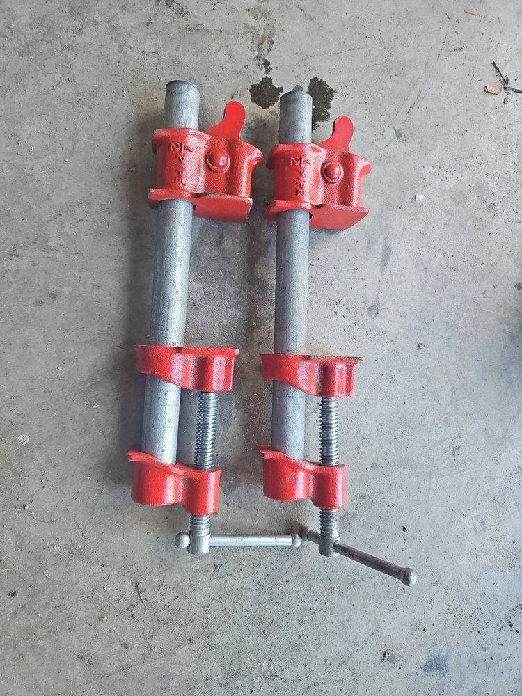 Vintage 1/2 Pipe Clamps