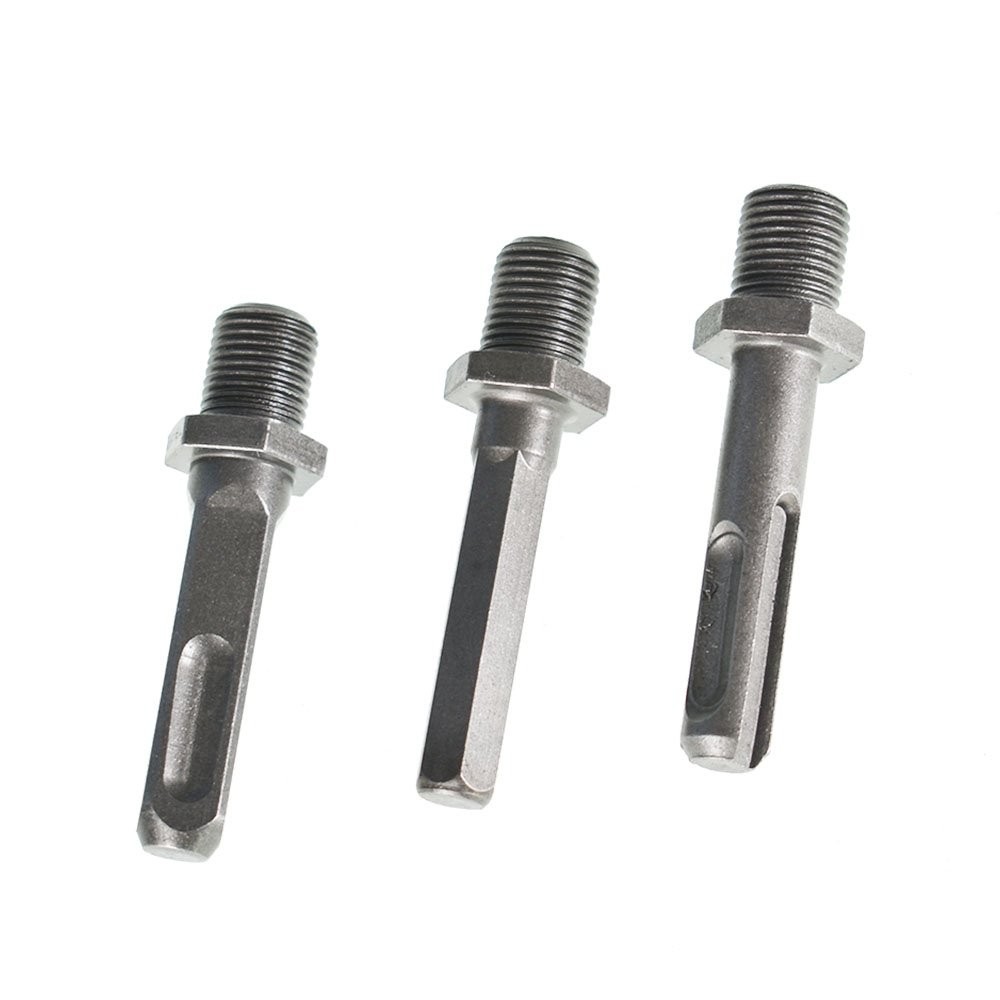3 Pack Removable Hex+Square+Round 32mm Firewood Log Splitter Drill Bit Set