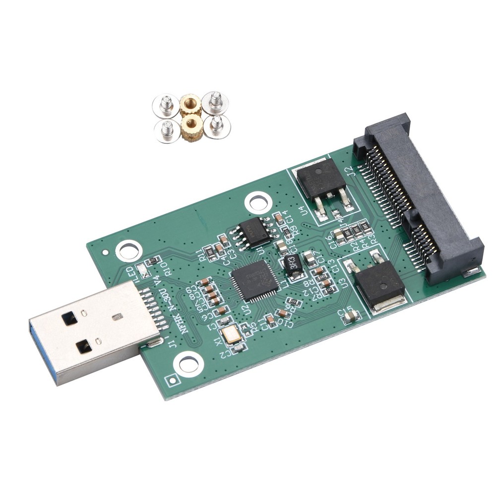 Plug & Play mSATA SSD to USB 3.0 Interface Convertor Adapter Card PCB Board G