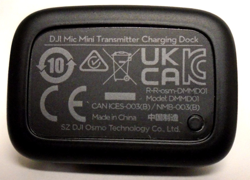 DJI Mic Mini Transmitter Wireless Lavalier Microphone Ultralight Black Free Ship