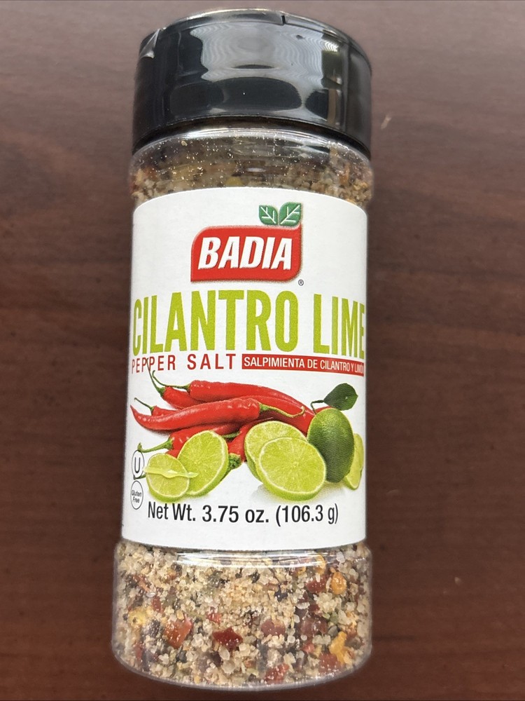 2 Cilantro Lime Pepper Salt Badia New