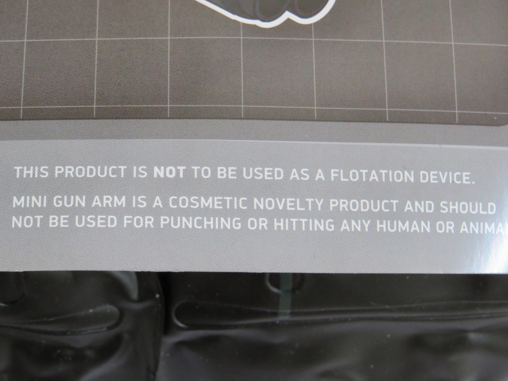 THINKGEEK Inflatable Minigun ARM ! Tested